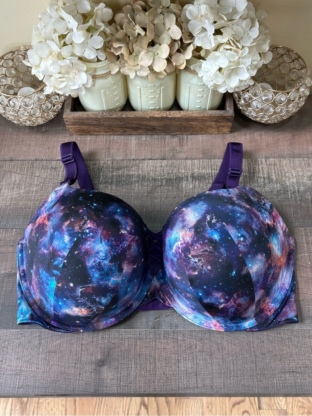 Torrid Galaxy Print Push Up Bra 40F